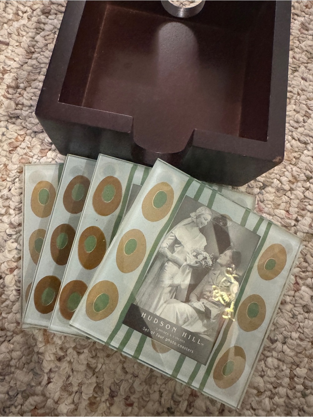 Hudson Hill Photo Coaster Set of 4
